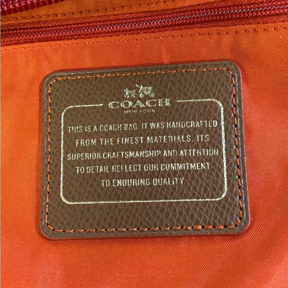 COACH Sawyer Red Crossbody - Picture 10 of 11